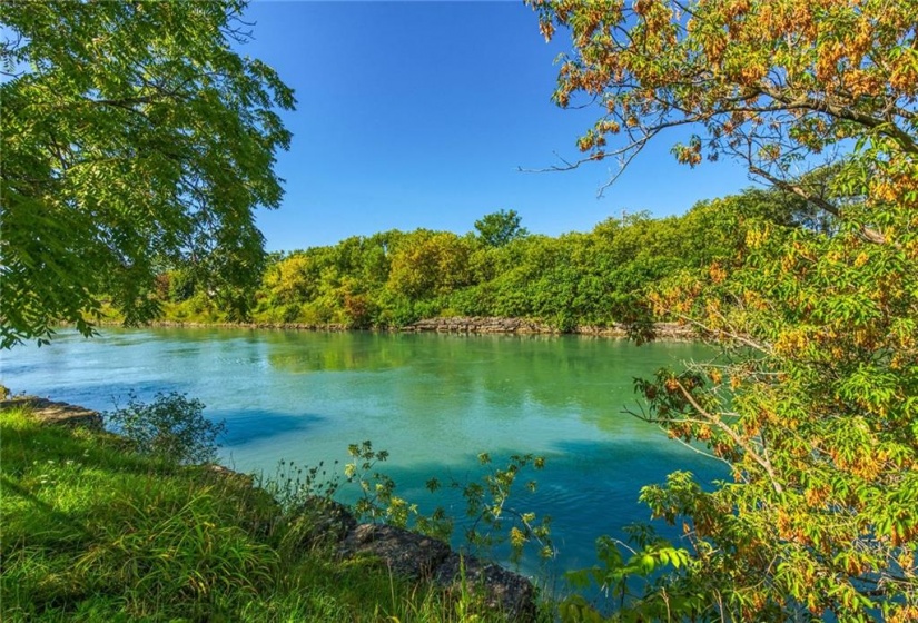 Summer canal view