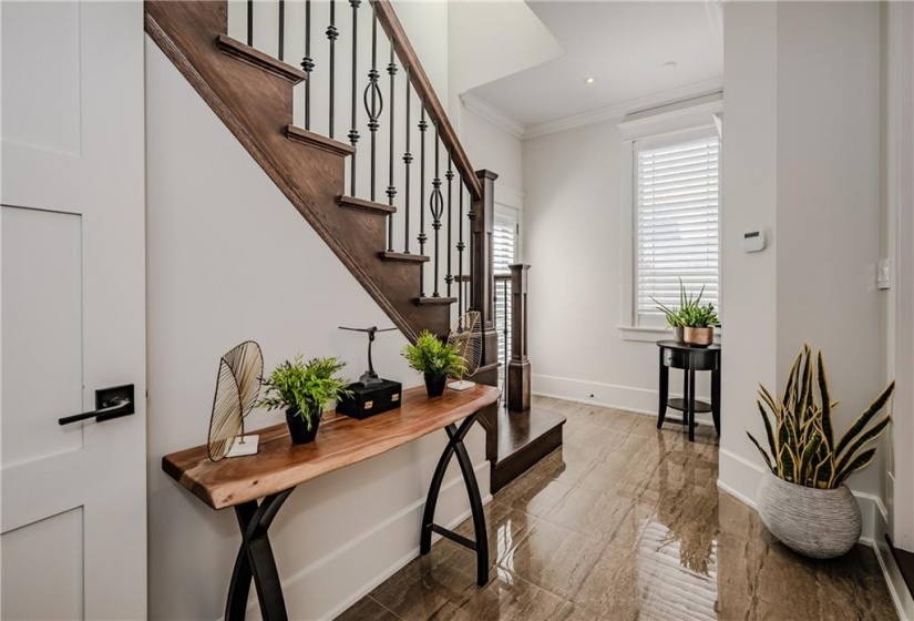 Staircase back of house