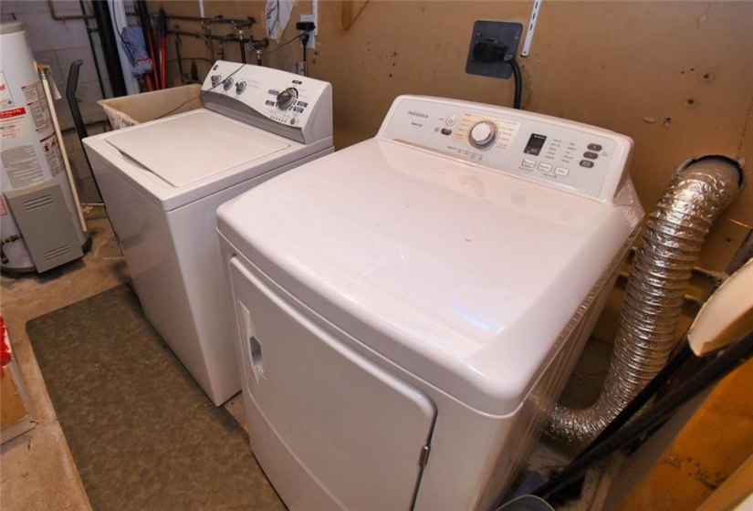 - Ground level Laundry Room