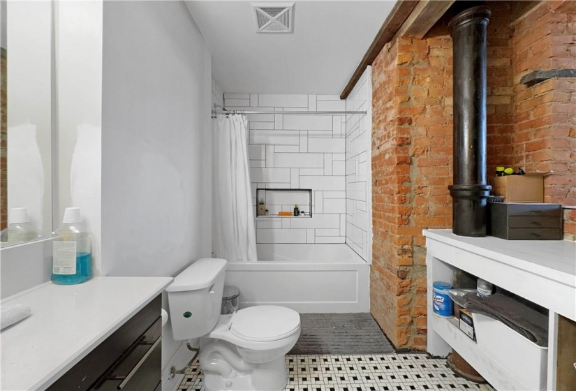 double vanities in the master bathroom