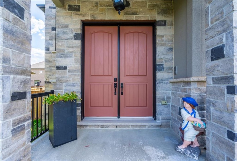 Large Front Doors / Porch