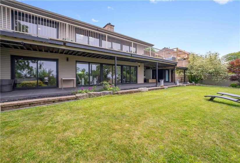 Floor to ceiling glass windows on both levels! Stunning views!