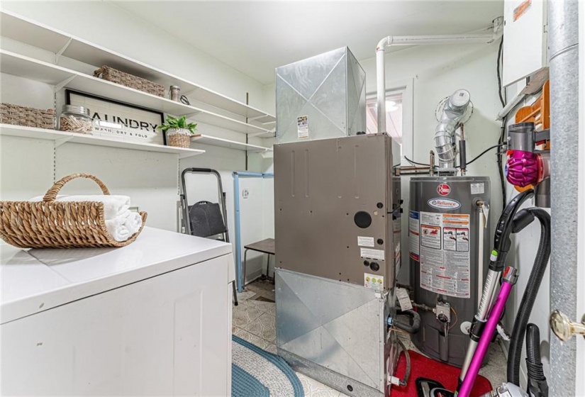 Main floor laundry/utility room