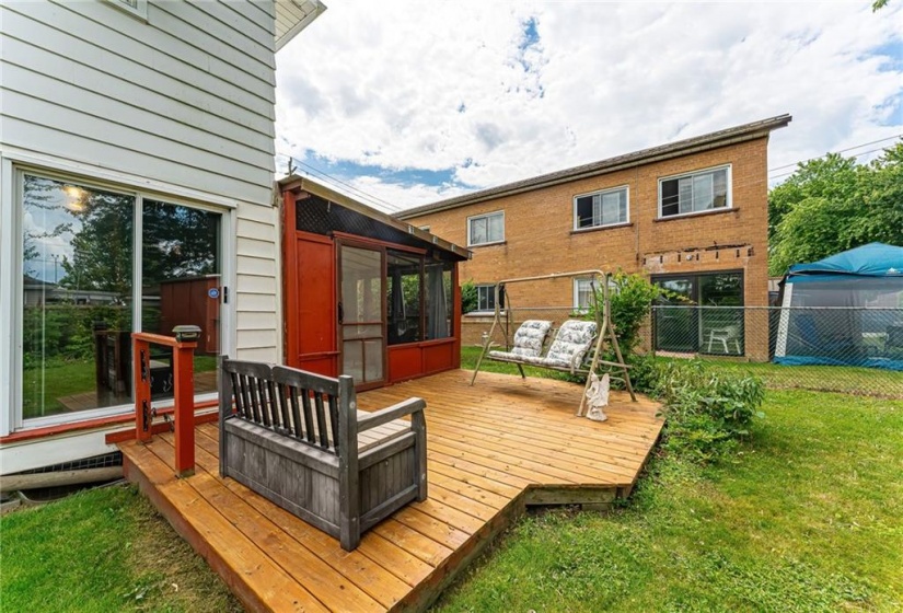 Lovely back deck