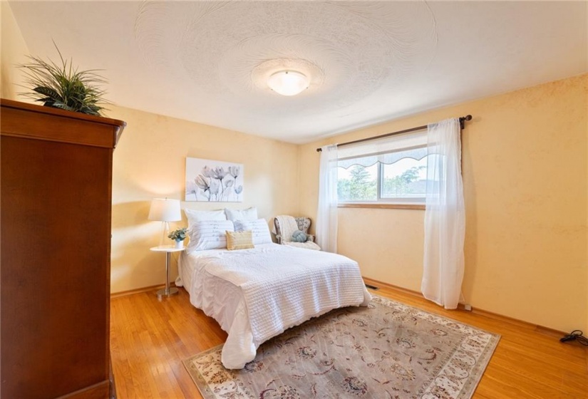 Secondary bedroom with large window