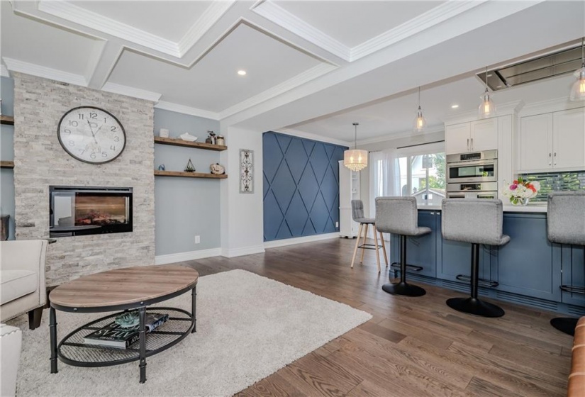 Enjoy entertaining in this more formal space. Open to the kitchen, grab yourself a cup of tea and snuggle by the fireplace on a cool winter's day.