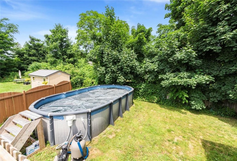 On Ground Pool. Private, Fully Fenced Yard.