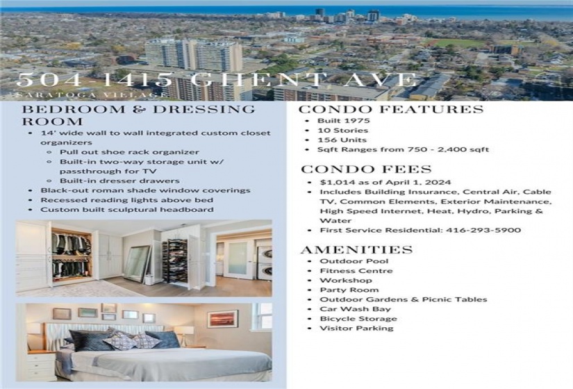 Condo Features & Amenities