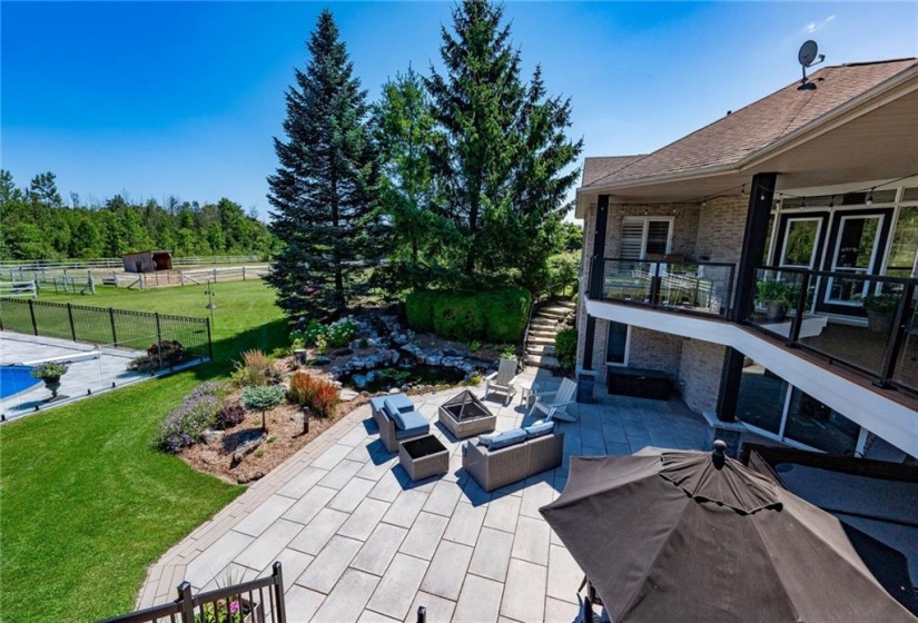 View of Rear Patio Area