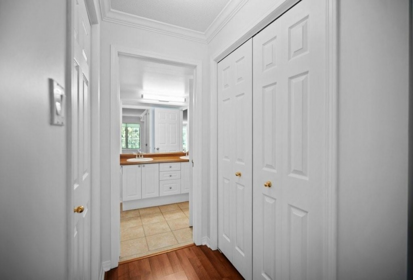 Two closets in primary including a walk-in closet!