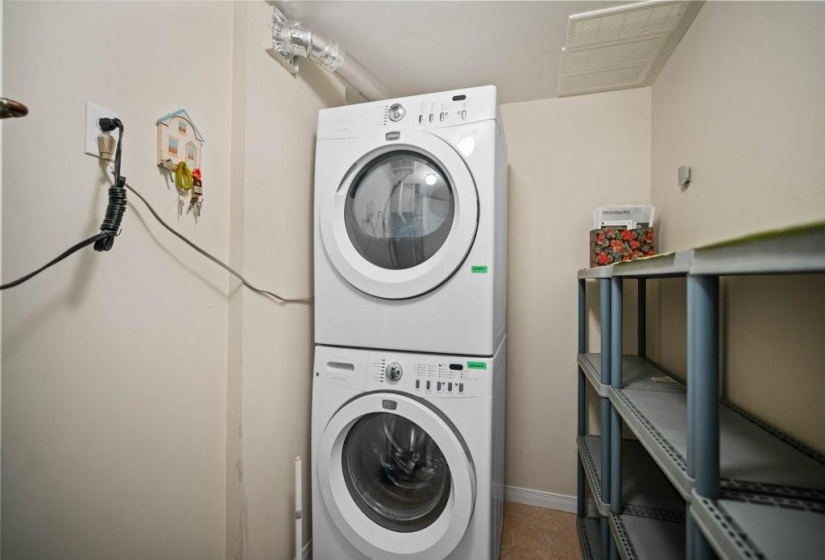 Spacious laundry and utility room!