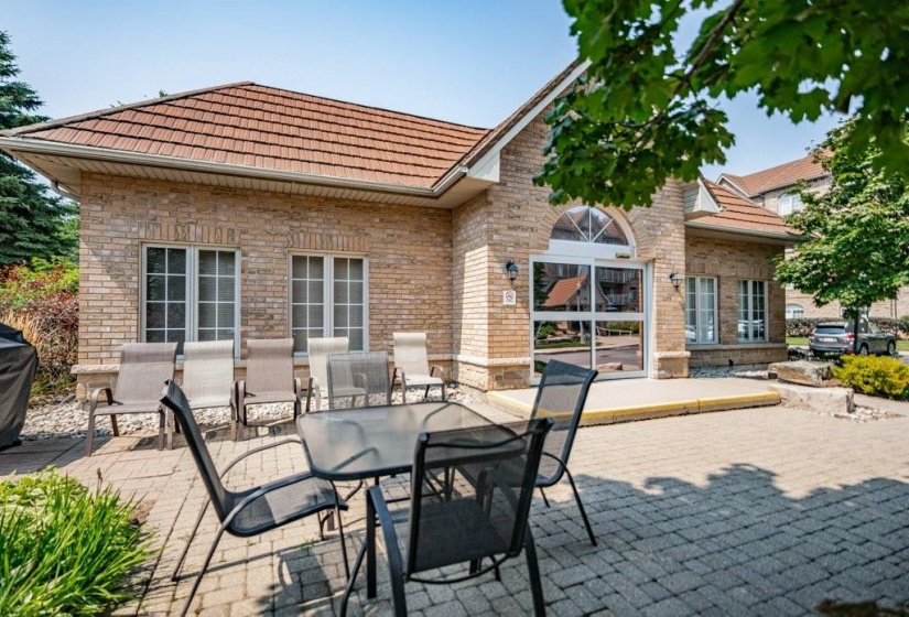 Outdoor barbecue and seating area!