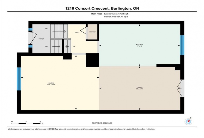 1216 Consort Crescent, Burlington, Ontario L7M 1J7, 3 Bedrooms Bedrooms, ,1 BathroomBathrooms,Residential,Sale,Consort,H4205696