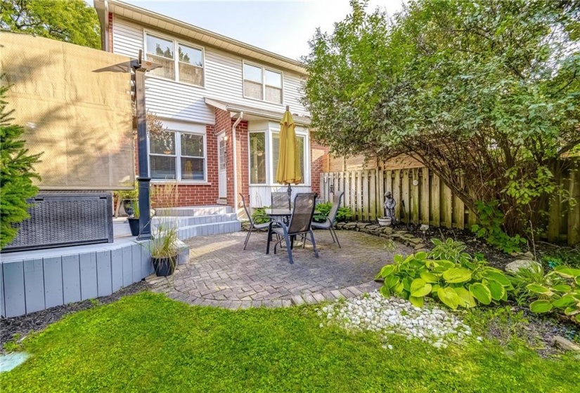 Backyard patio