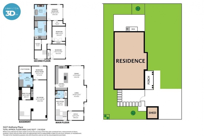 Matterport 2D floor plans