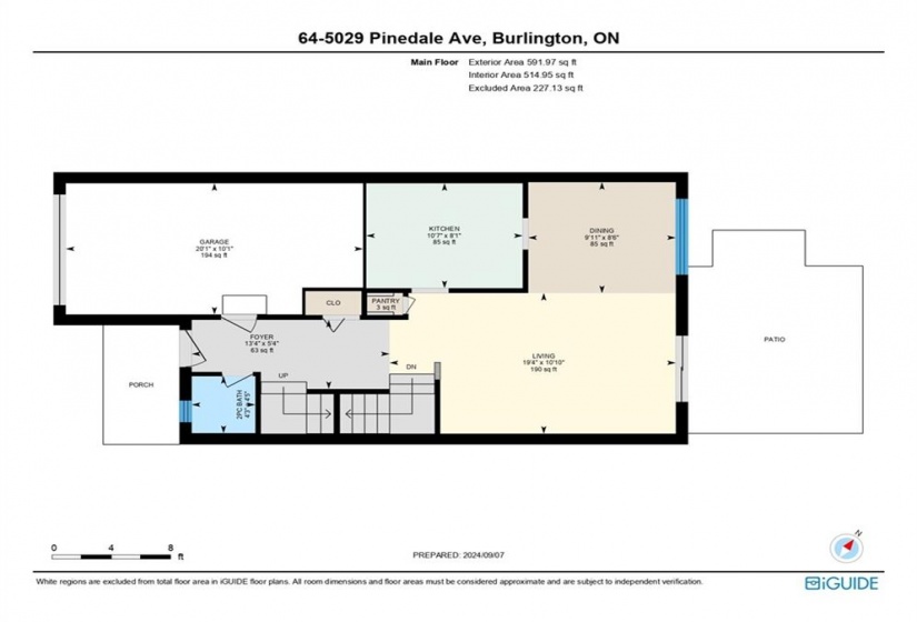 5029 PINEDALE Avenue, Burlington, Ontario L7L 5J6, 3 Bedrooms Bedrooms, ,1 BathroomBathrooms,Residential,Sale,PINEDALE,H4206135