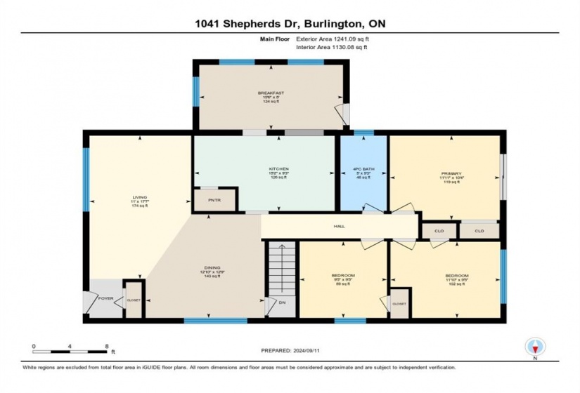 1041 SHEPHERD'S Drive, Burlington, Ontario L7T 3R4, 4 Bedrooms Bedrooms, ,2 BathroomsBathrooms,Residential,Sale,SHEPHERD'S,H4206423