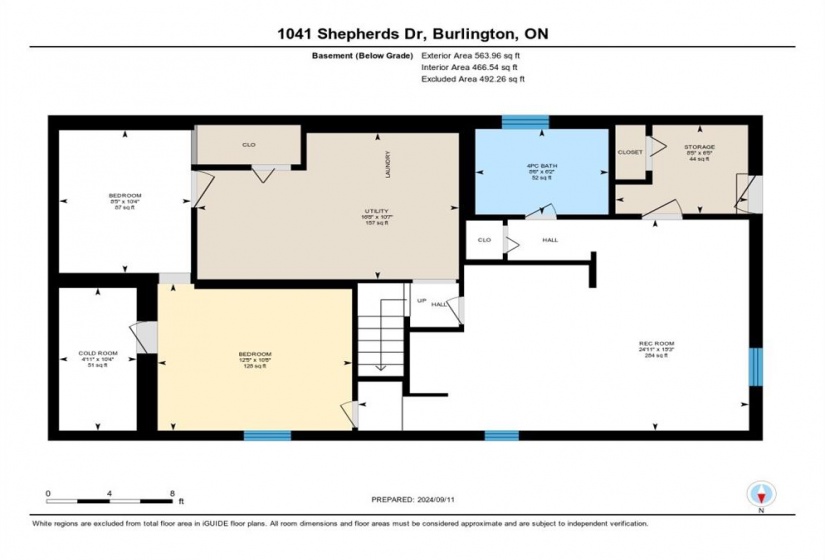 1041 SHEPHERD'S Drive, Burlington, Ontario L7T 3R4, 4 Bedrooms Bedrooms, ,2 BathroomsBathrooms,Residential,Sale,SHEPHERD'S,H4206423