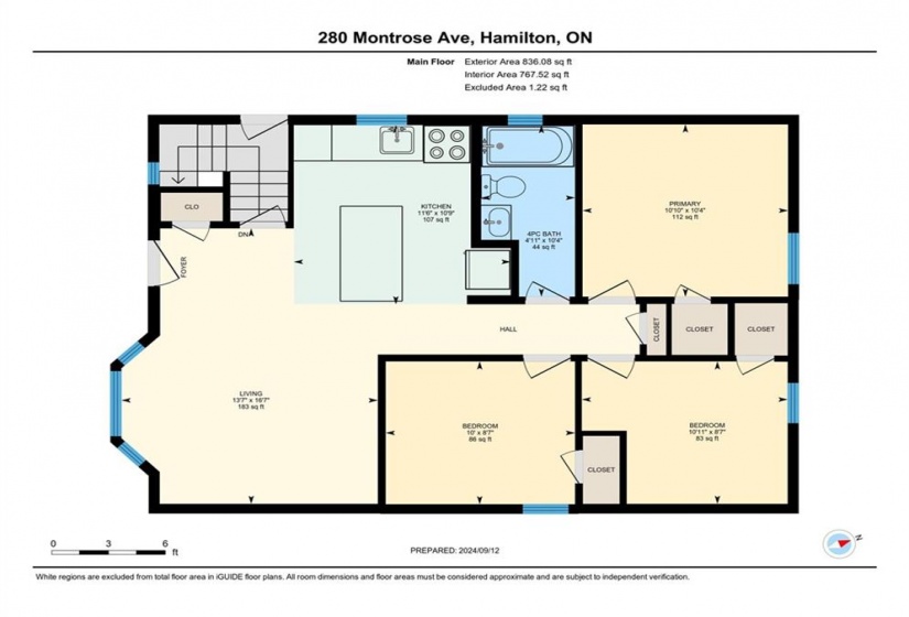 280 Montrose Avenue, Hamilton, Ontario L3M 3N8, 3 Bedrooms Bedrooms, ,2 BathroomsBathrooms,Residential,Sale,Montrose,H4206634