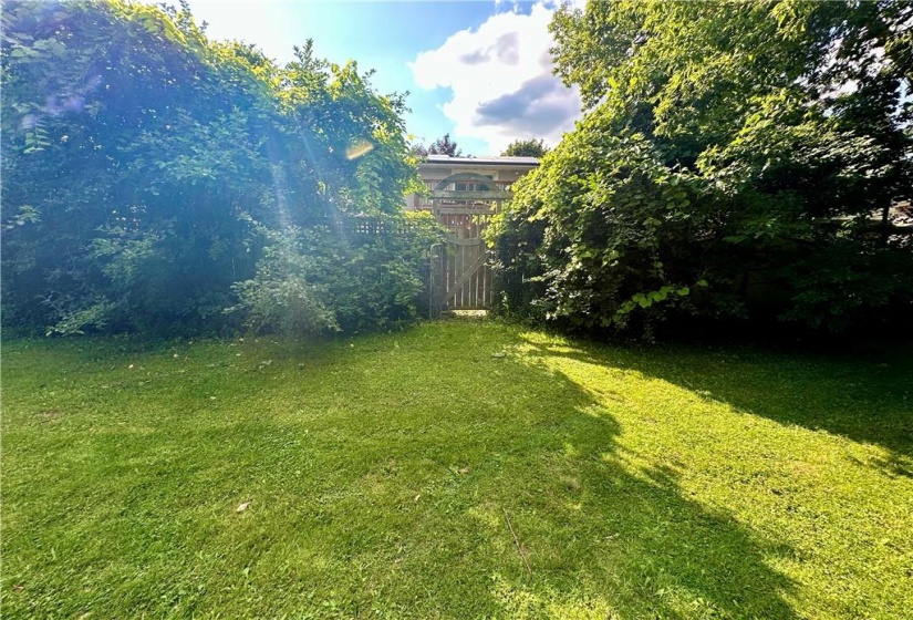 Back entrance into your backyard from Bruleville Nature park.