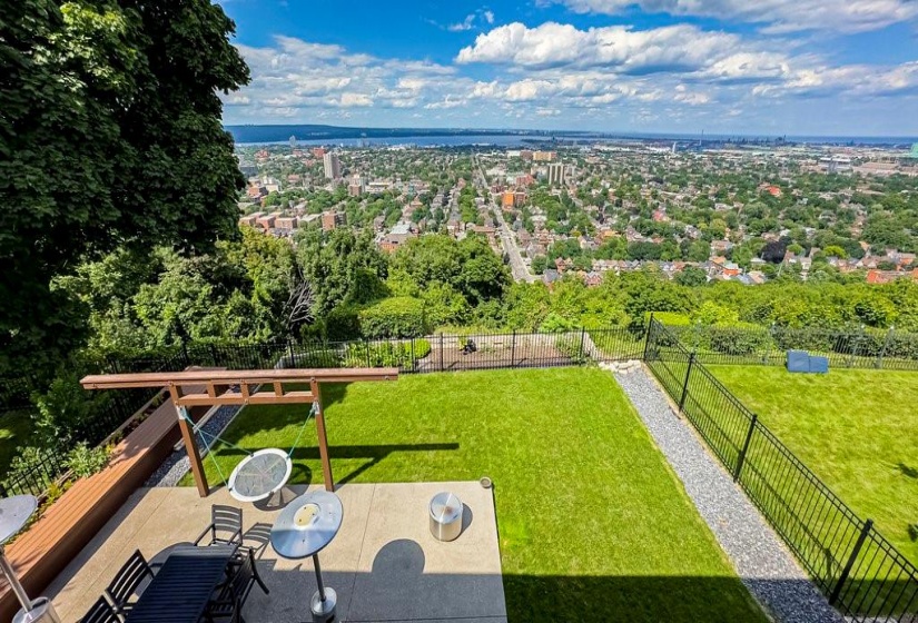 Looking Down Onto Yard, Patio