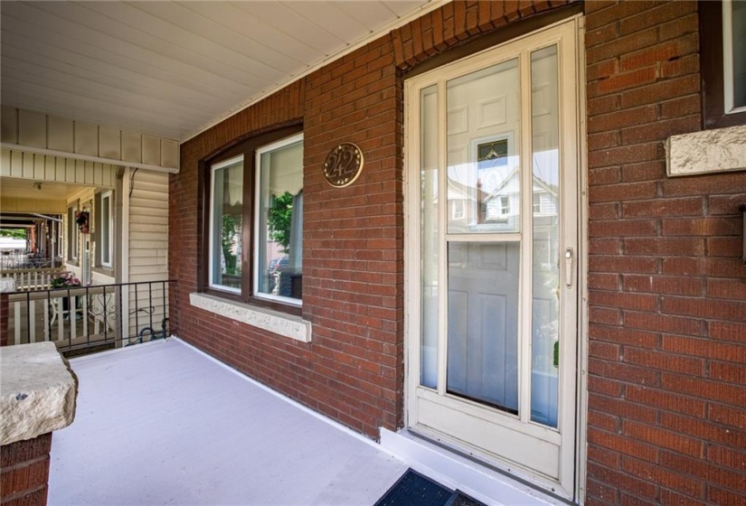 Large front porch